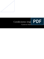 Condiciones imperfectas - Gustavo Macedo Pérez