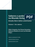 Saberes e Poderes no Mundo Antigo - Vol. I – Dos Saberes