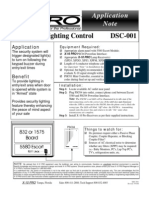 Entry/Exit Lighting Control DSC-001: Application Note