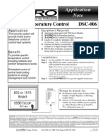 Remote Temperature Control DSC-006: Application Note
