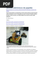 Sonhos eletrônicos de papelão