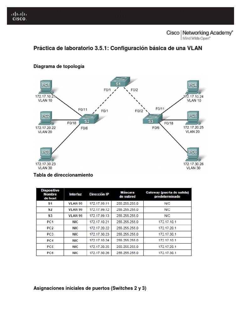 Configuración de VLAN en Switches | PDF