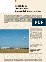 Energiewende in Entwicklungs- und Schwellenländern