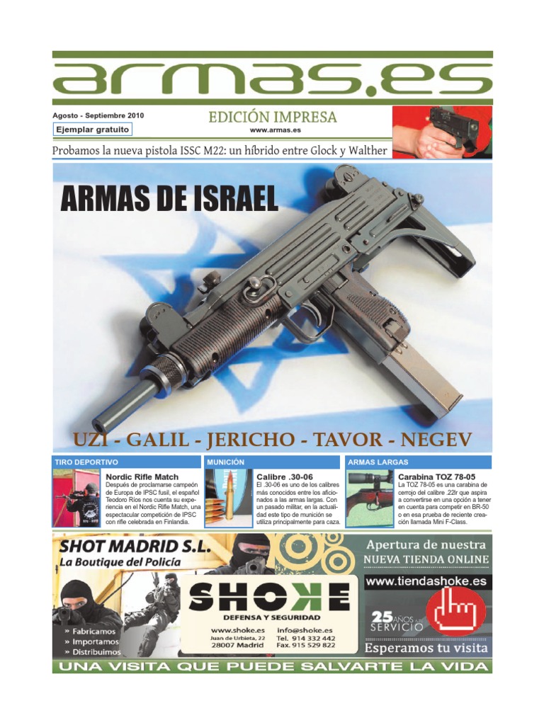 028 Periodico Armas Agosto Septiembre 2010 PDF | PDF | Krav Maga | Pistola, image size:768x1024