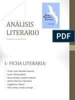 ANÁLISIS LITERARIO Juan Salvador Gaviota