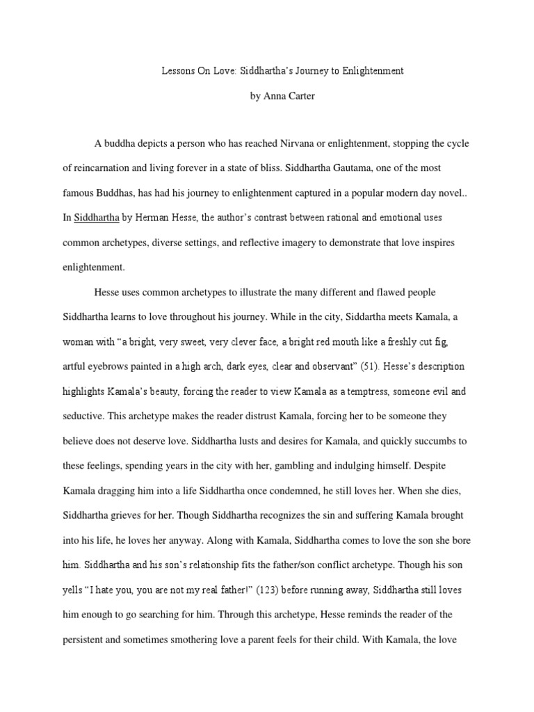 Siddhartha book club questions picture