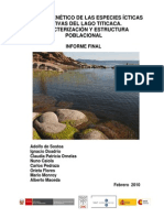 3.1. Estudio genético de las especies ícticas del lago Titicaca