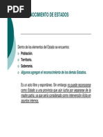 Reconocimiento de Estados y Gobierno