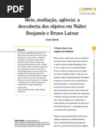 Felinto, Erick - Descoberta Dos Objetos Em Benjamin e Latour