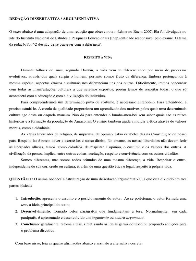 Redação Dissertativa Argumentativa Sobre Politica No Brasil