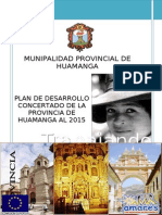 Plan Desarrollo Concertado Huamanga 2015 Actualizado 140409