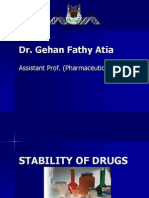Stability of Drugs (1)