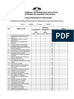 Borang Pentaksiran Berkelompok Kh 2010