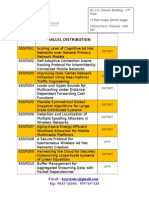 Parallel Distribution 2013-2014