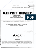 NACA ARR 3I06 Some Analyses of Systematic Experiments On The Resistance and Porpoising Characteristics of Flying-Boat Hulls