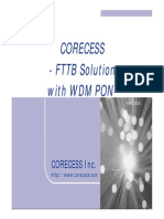 Corecess FTTB WDM v1.0