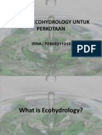 Ecohydrology Untuk Perkotaan (Irna - TPP)