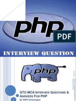 GTU MCA PHP  Interview Questions And Answers for freshers