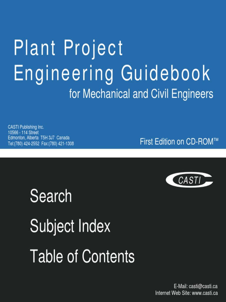 Plant Project Engineering Guidebook For Mechanical and Civil Engineers