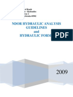 NDOR Hydraulic Analysis Guidelines