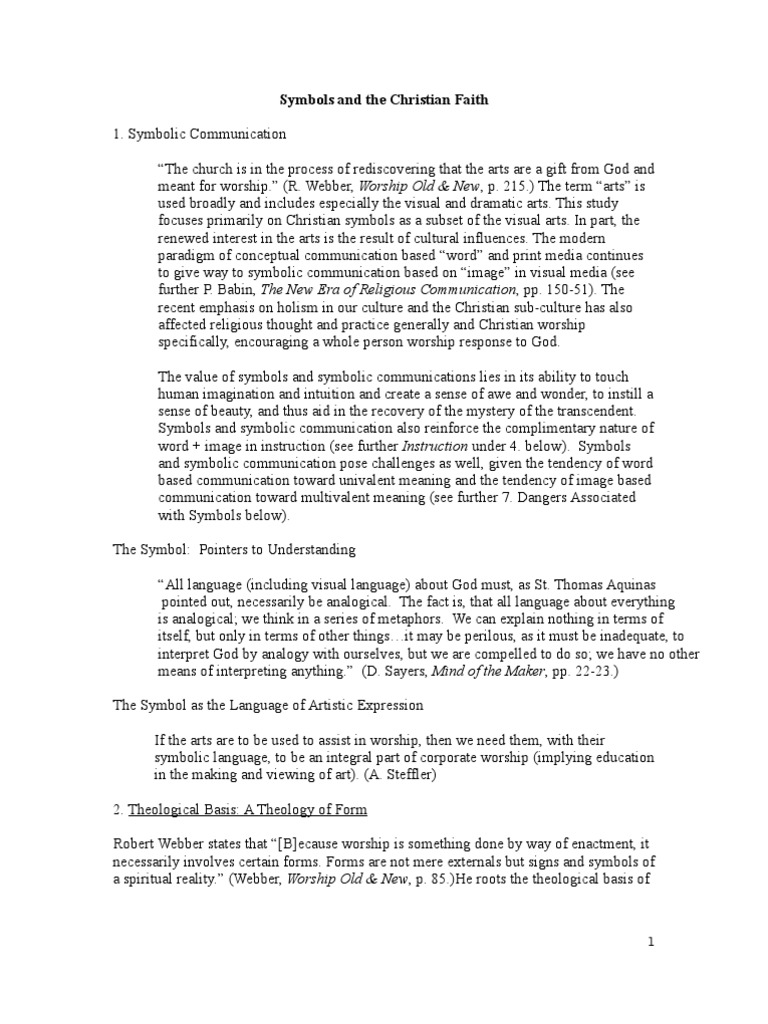 Understanding Christian Faith Symbols | PDF | Icon | Jesus