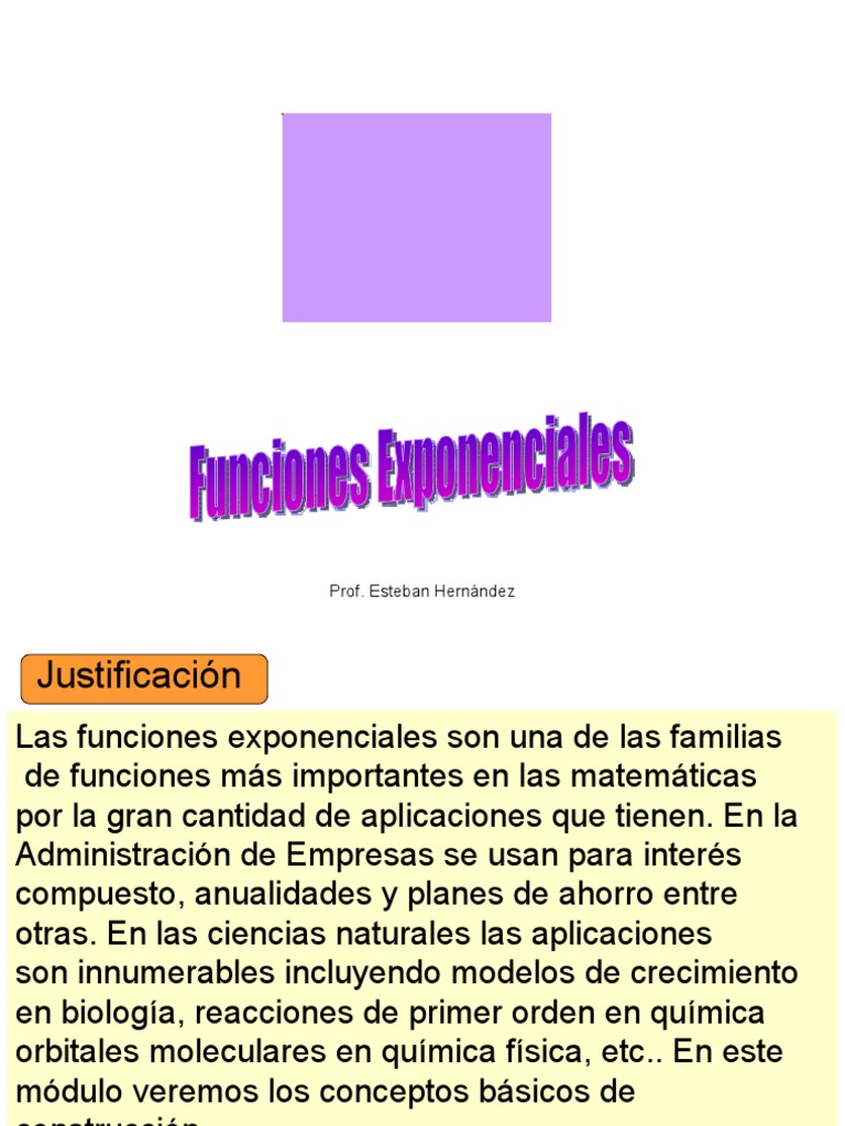 Funciones Exponenciales Función (Matemáticas) Número Real