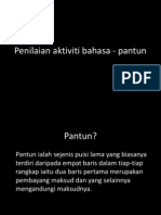 Penilaian Aktiviti Bahasa - Pantun