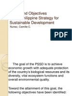 Goals and Objectives of The Philippine Strategy For Sustainable Development