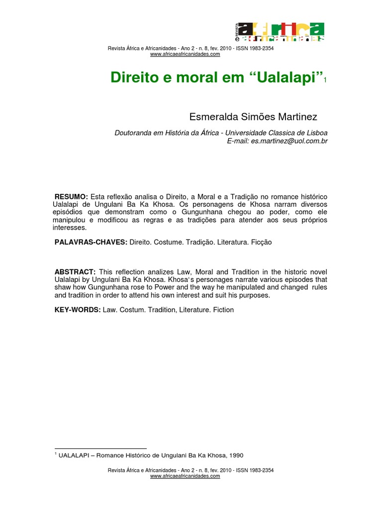 Ualalapi | PDF | Monarquia | Contos