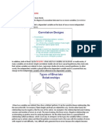 Correlation Research Designs