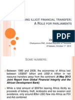 Curbing illicit financial transfer: A Role for parliaments 