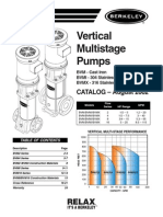 Berkeley Vertical Multi Stage Pumps Catalog 08 02