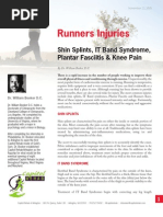 Download Runners Injuries Shin Splints IT Band Syndrome Plantar Fasciitis and Knee Pain by Dr William Booker SN17299852 doc pdf
