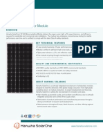 Hanwha SolarOne's SF160 Monocrystalline PDF
