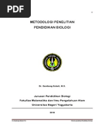 Metodologi Penelitian Pendidikan Biologi