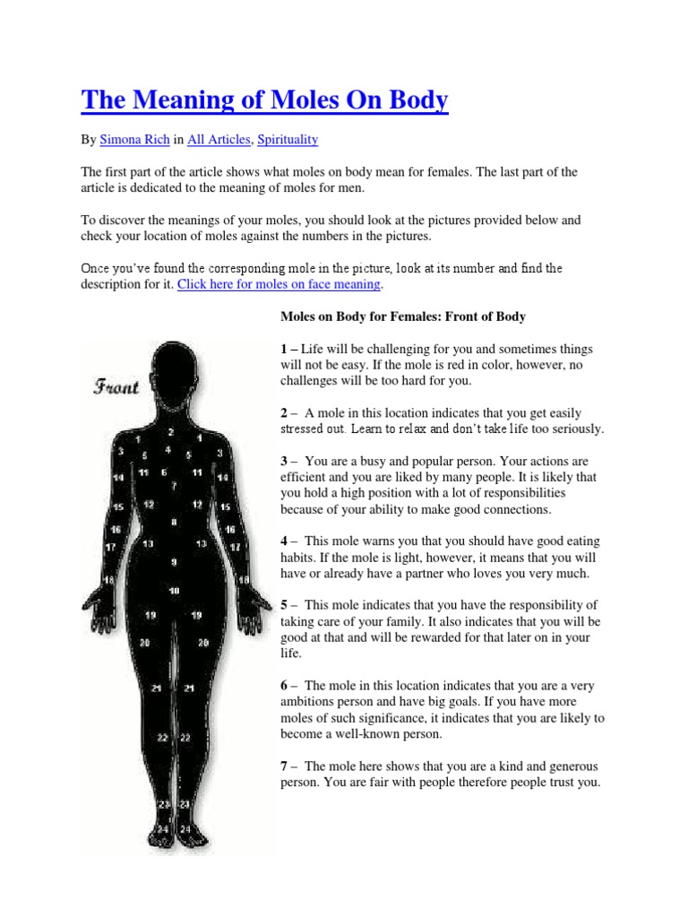 Moles Meaning Marriage Luck moles meaning marriage luck