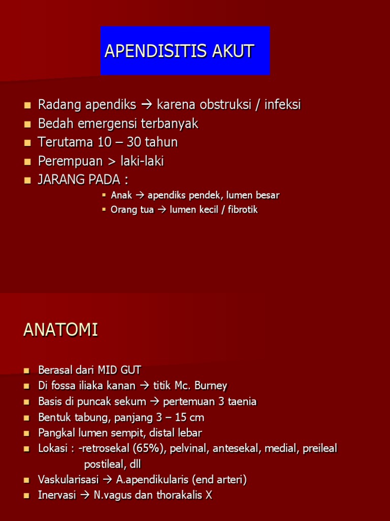 Apendisitis Akut dan Fossa Iliaka Kanan | PDF | Sains & Matematika