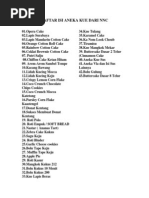 Download DaftarIsiAnekaKueDariNncbyjoesasakSN173010306 doc pdf