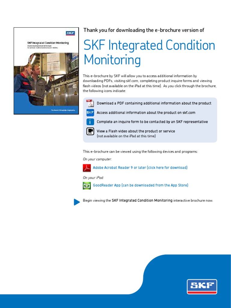 Interactive Brochure SKF Integrated Condition Monitoring | PDF ...