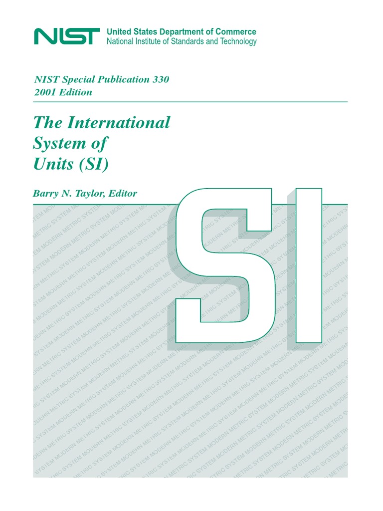 International System of Units | PDF