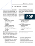 Electrical Power Transformer Training