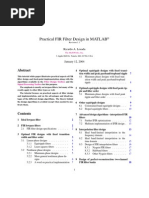 Download Pratical FIR Filter design in Matlab by nonelit54 SN17304008 doc pdf