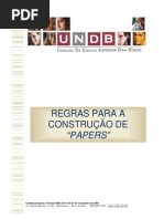 Regras Para Construcao de Papers Atualizado