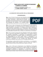 Reglamento de La Unidad de Vinculacion y Reglamento de Pasantias y Practicas Preprofesionales 30may2012