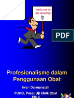 Profesionalisme Dalam Penggunaan Obat