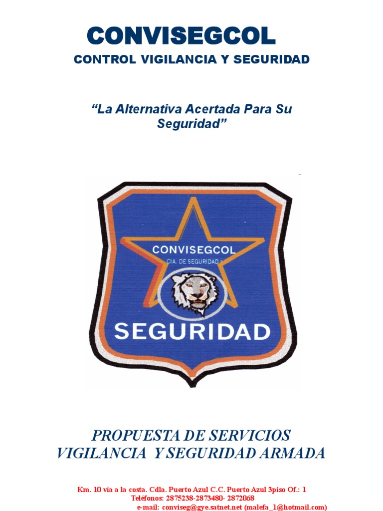 Propuesta de Seguridad PDF Póliza de seguros Ecuador