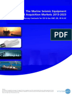 The Marine Seismic Equipment and Acquisition Markets 2013-2023