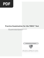 Toeic Practice Test