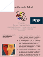 I Unidad, 1 Las Concepciones Sobre La Salud Enfermedad