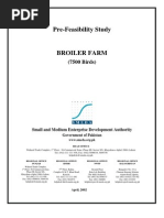 Download SMEDA Poultry Farm 7500 Broiler Birds by azy SN17311181 doc pdf